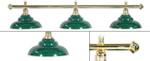 Лампа на три плафона D38 (зеленая)